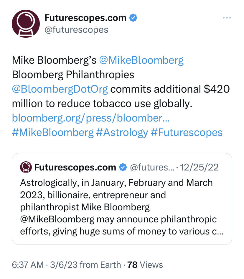 Mike Bloomberg