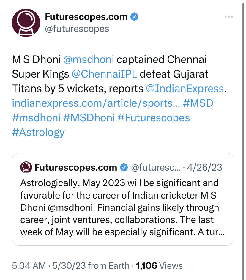 M S Dhoni